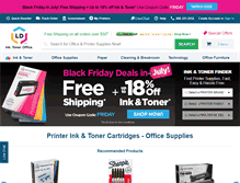 Tablet Screenshot of ldproducts.com